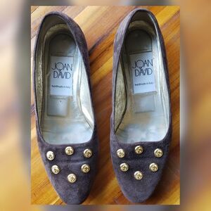 VINTAGE Joan & David Suede Oxford Loafers